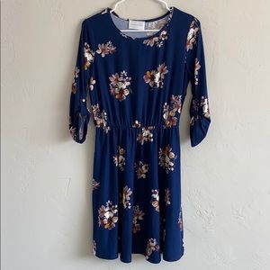 French Grey Mini Dress